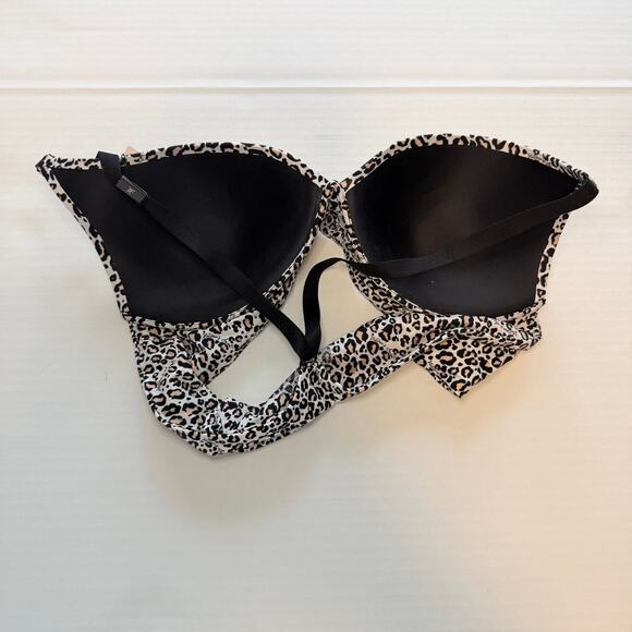 Victoria’s Secret NWT Animal Print Bra & Panty Bundle Wireless Pull-On Racerback - Picture 4 of 8